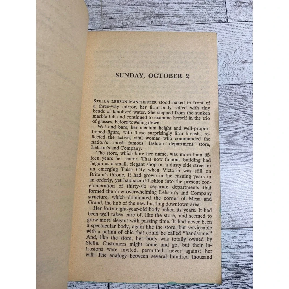 The Store by‎ Knight Isaacson 1975 Vintage Dell Paperback Fashion Drama Novel